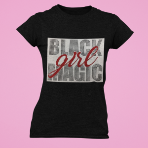 Black Girl Magic (Black and Red Stone)
